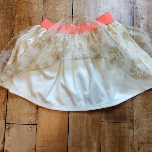 Disney 2T tutu skirt tan neutral Moana lined summer dress up boho - Picture 2 of 6